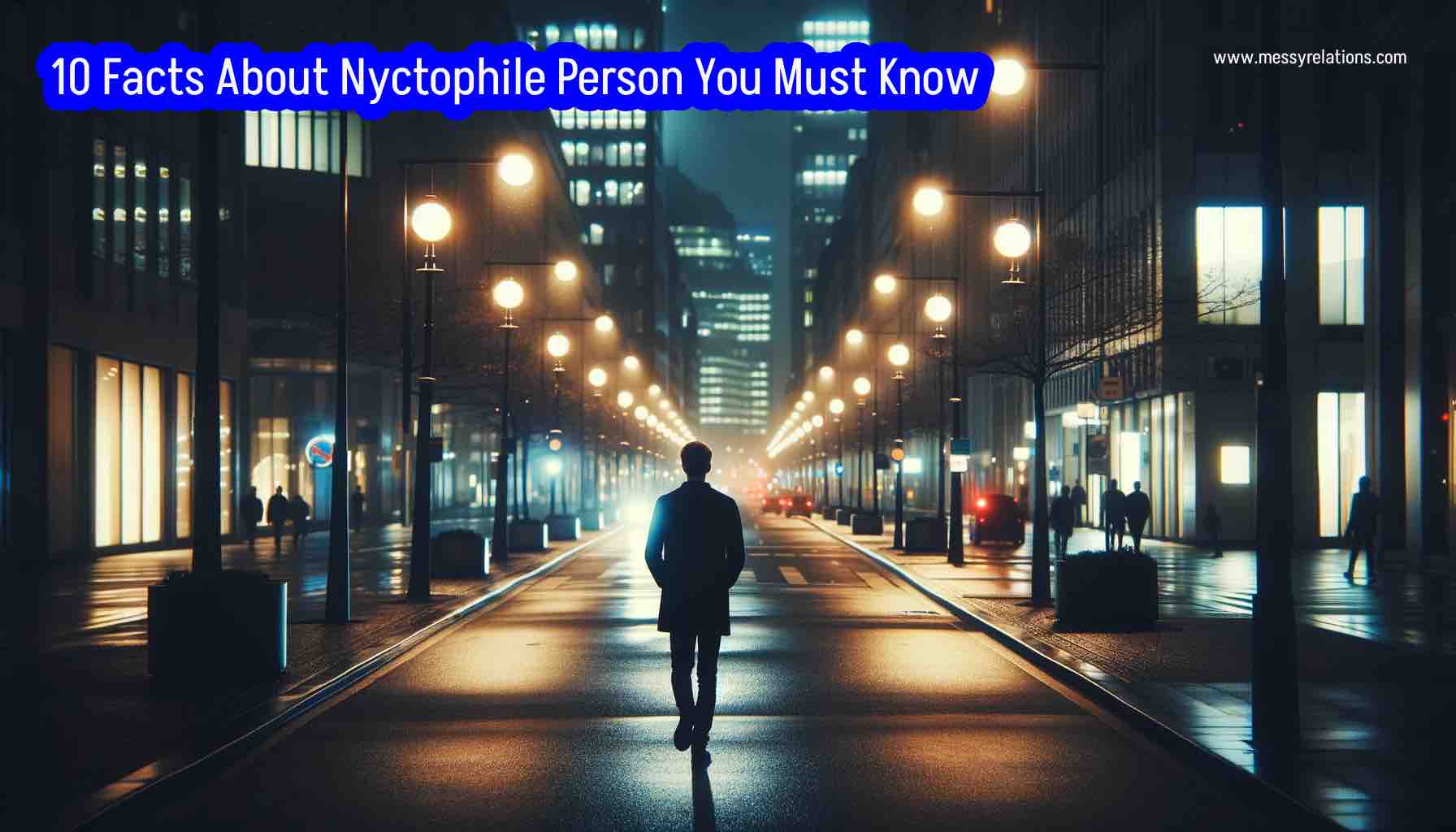 Nyctophile Person